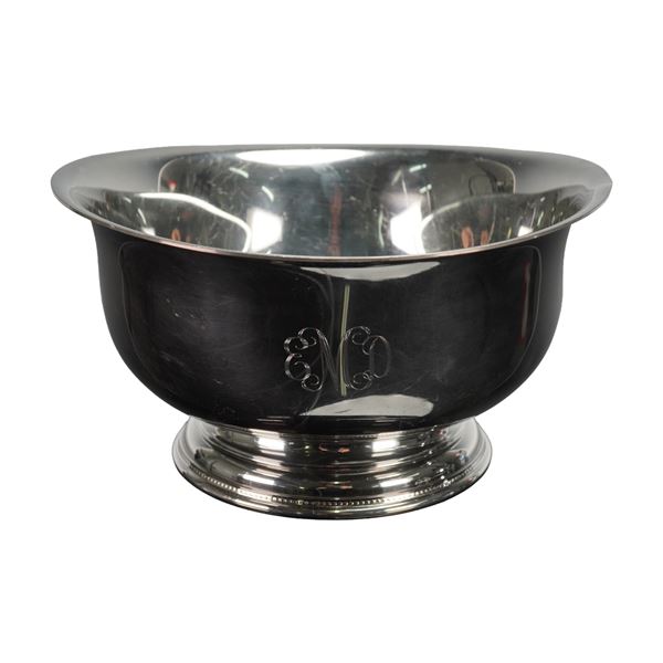 Salisbury Pewter Handcrafted Monogrammed Bowl