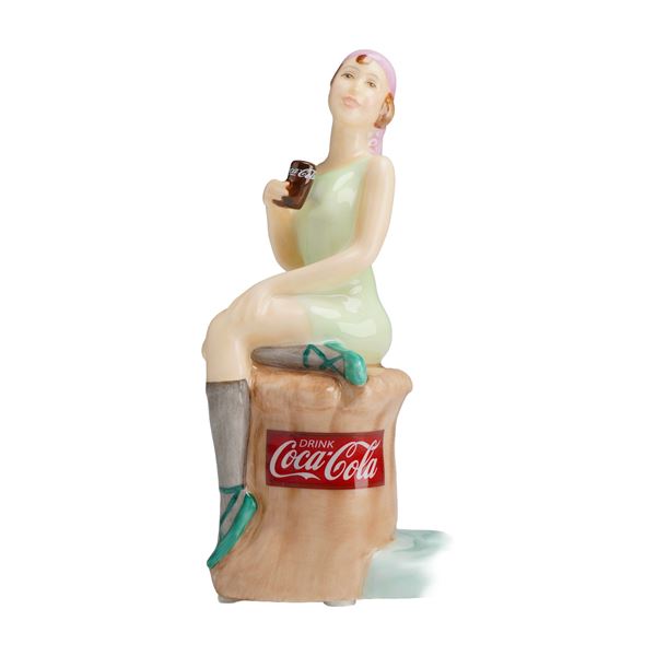 Royal Doulton Coca-Cola Bathing Belle Limited Edition MCL 14 Porcelain Figurine