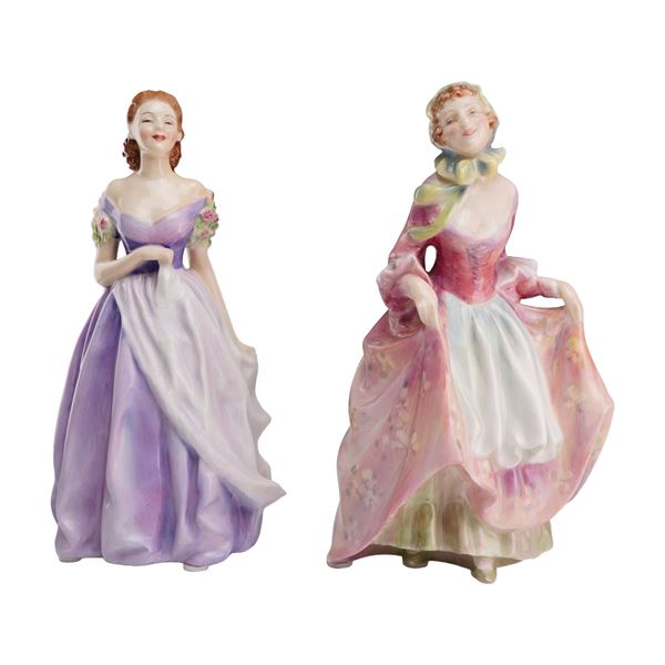 Two Royal Doulton Figurines, Jacqueline HN 2000 and Suzette HN 2026