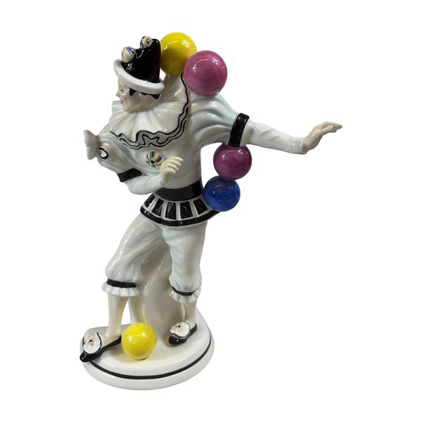 Royal Doulton Prestige Balloon Clowns Fine China Figurine, Trickster HN5308