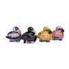 Image 1 : Four Kevin Francis Face Pots Dodo Prototype and Hand Signed Color Trials