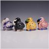 Image 2 : Four Kevin Francis Face Pots Dodo Prototype and Hand Signed Color Trials