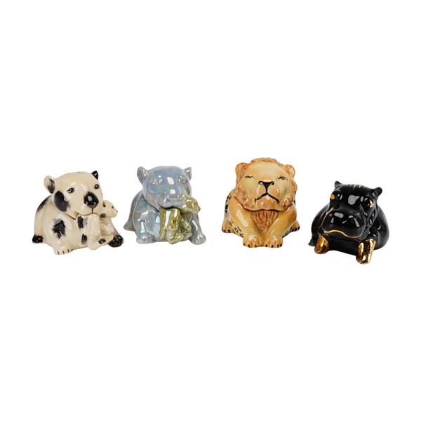 4pc Kevin Francis Face Pots Including Prototypes and Artist Edition