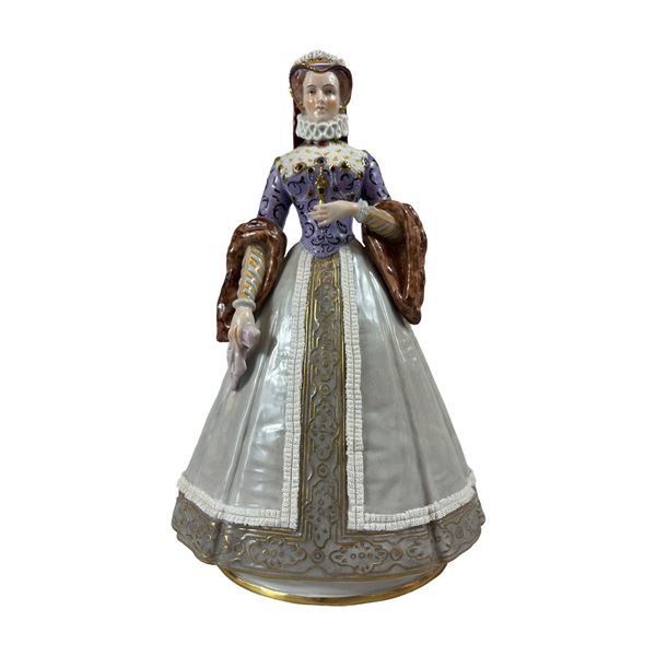 Sitzendorf German Porcelain Elisabeth of Austria Figurine