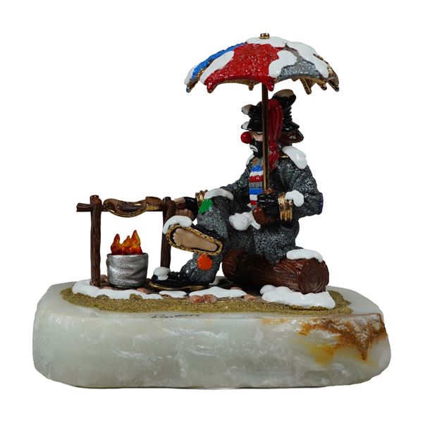 Ron Lee 1995 Filet of Sole Clown Sculpture