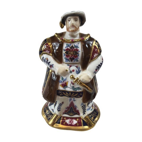 Royal Worcester Henry VIII Porcelain Candle Snuffer