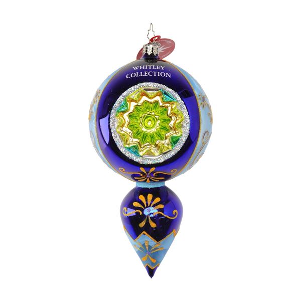 Christopher Radko Blue Christmas Tree Ornament, Fantasia St. Basil's Baubles