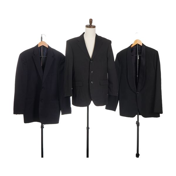 3pc Men's Suit and Tuxedo Jackets by Hugo Boss, Bolzano, and Vasquez