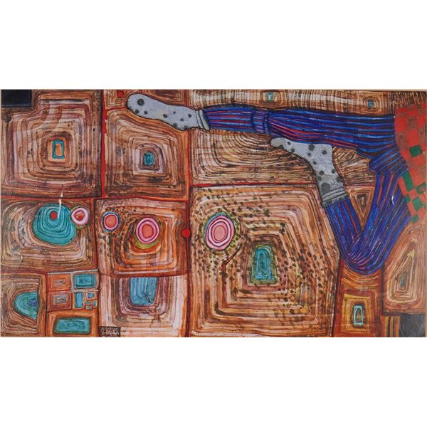 Friedensreich Hundertwasser (Austrian 1928-2000) Offset Lithograph Print