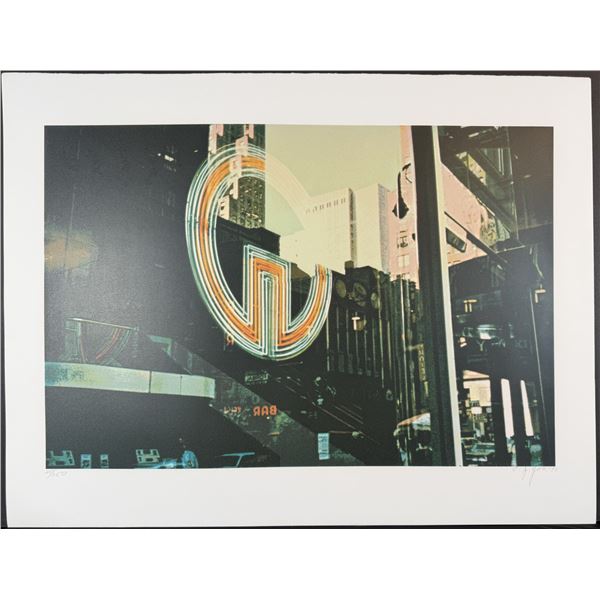 C.J. Yao (1941-2000) Screenprint, Reflection Signed