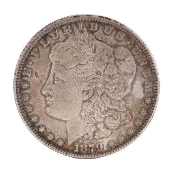 1879 U.S. Morgan Dollar 90% Silver Coin, Circulated