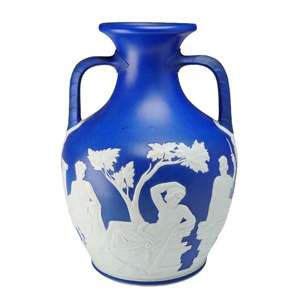 Wedgwood Cobalt Blue Jasperware Portland Vase