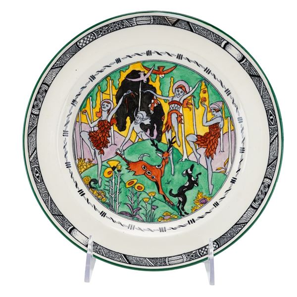 Wedgwood Fairyland Etruria Cabinet Plate, Silenus