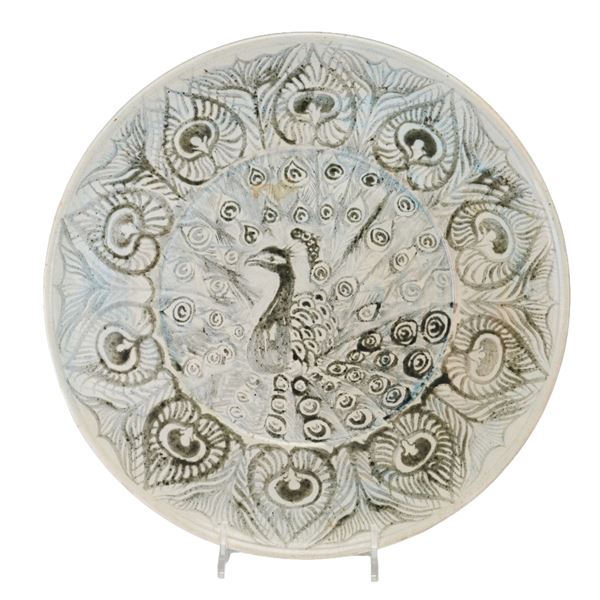 Wedgwood Porcelain Peacock Pattern Plate