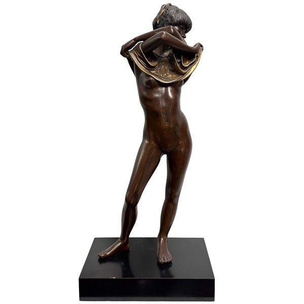 Isidore Margulies, Bronze Sculpture Titled Joan II, 1980