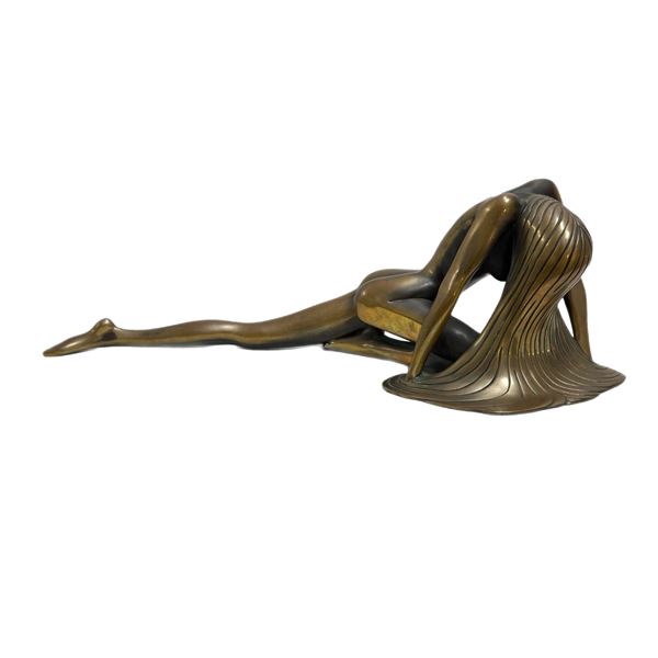 Tom and Bob Bennett Reflections Bronze Sculpture