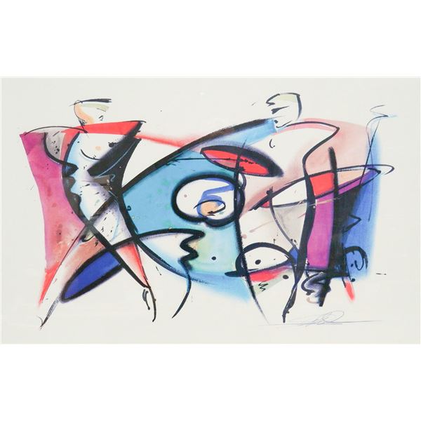 Alfred Gockel (German, b. 1952), Large Abstract Print
