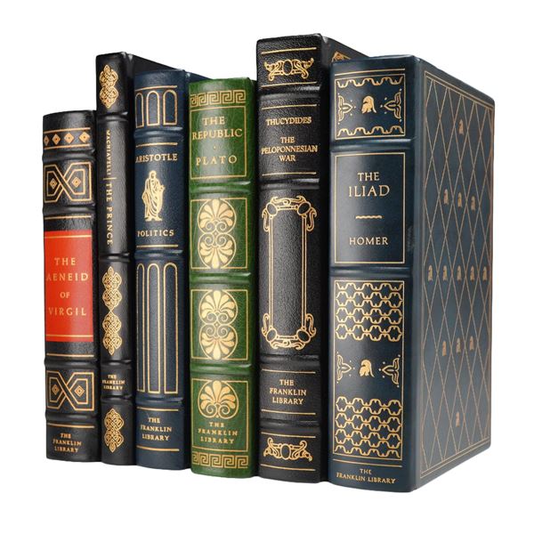 A 6-Piece Collection of Classical Works. Homer, Plato, et al. The Franklin Library, 1975-1978. Limit