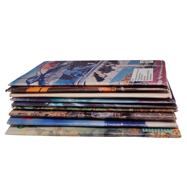9pc US 1970s-1982 Assorted USPS Stamp Collecting Kits, Sealed
