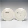 Image 3 : Pair of Wedgwood Etruria Queen's Ware Dessert Plates