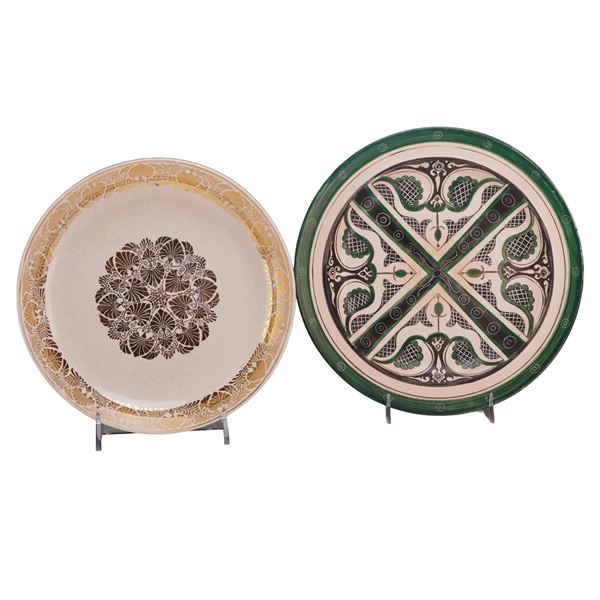 Two Wedgwood Pottery Plates