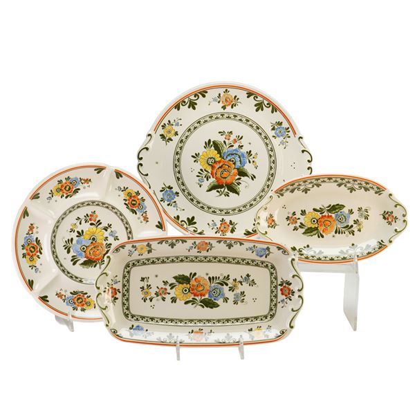 4pc Villeroy and Boch Alt Amsterdam Vitro Porcelain Serving Set