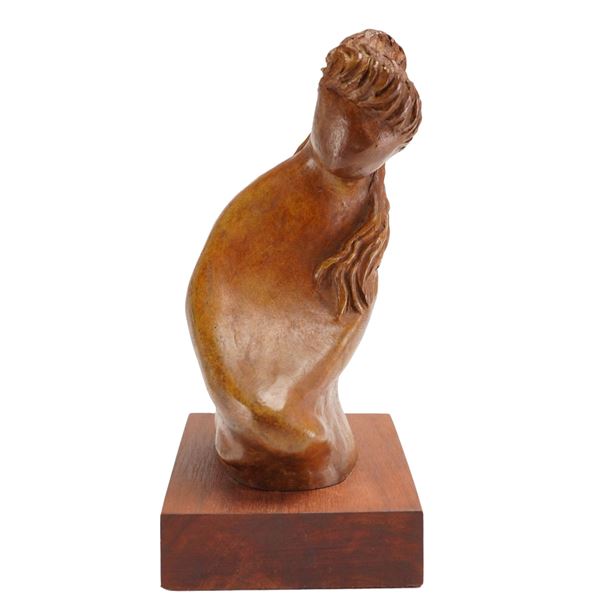 Kenneth Hari Modernist Bronze Sculpture of a Faceless Woman Edition 10/10