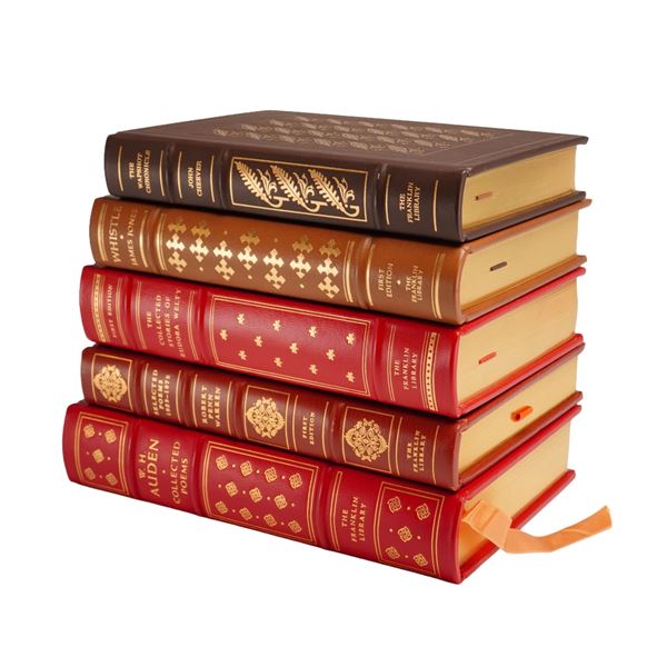 A 5-Piece Collection of Franklin Library Limited First Edition Society Volumes (Signed)