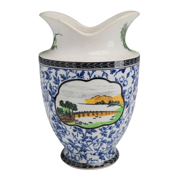 Wedgwood Chinoiserie Decorated Earthenware Vase