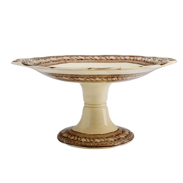 Wedgwood Creamware Pedestal Cake Stand, Versailles Pattern