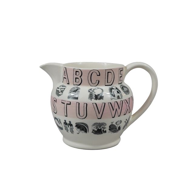 Wedgwood Eric Ravilious Alphabet Pattern Pitcher