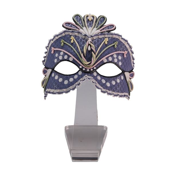 Lladro Caprichos Porcelain Mask Bird of Paradise Mask #9 01001643 with Stand and Box