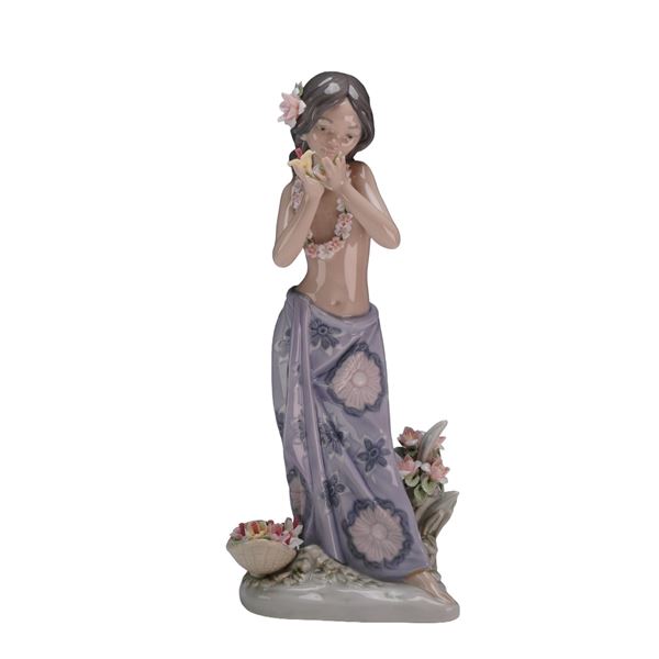 Lladro Porcelain Figurine Aroma of the Islands 01001480 with Box