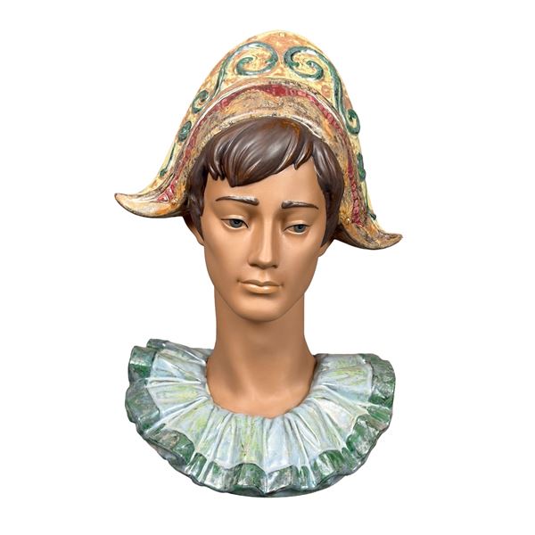 Lladro Porcelain Figurine, Pensive Harlequin 01012367