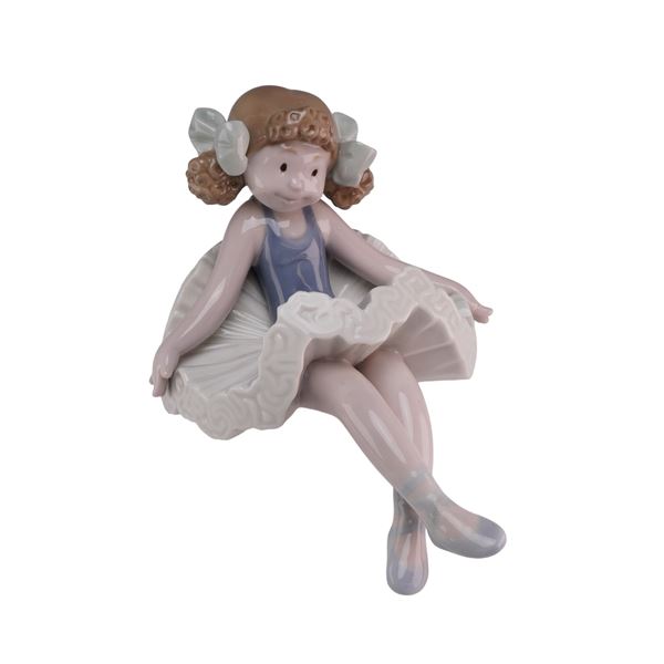 Lladro Porcelain Shelf Sitter Figurine Rag Doll 01001501 With Original Box