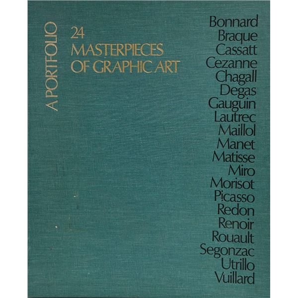 Wechsler, Herman J. A Portfolio of Twenty-Four Masterpieces of Graphic Art. American Express, c. 197