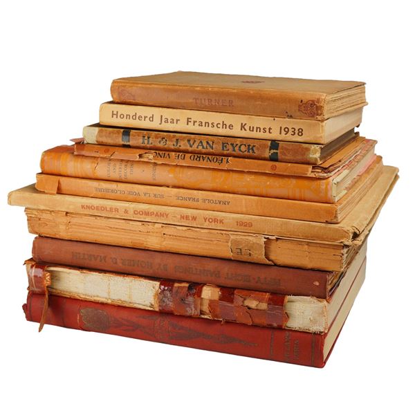 11pc Book Lot. Multiple Authors. Collection of Art Reference and Exhibition Volumes. Various, 1900-1