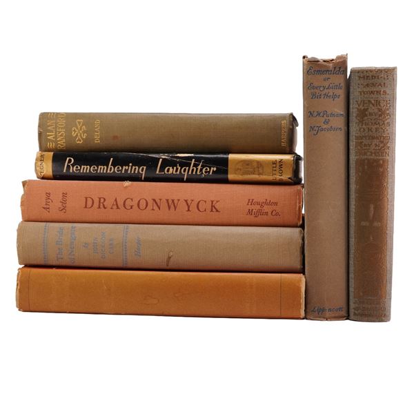 7pc Hardcover Books, Remembering Laughter, Dragonwyck, The Story of Venice, and More