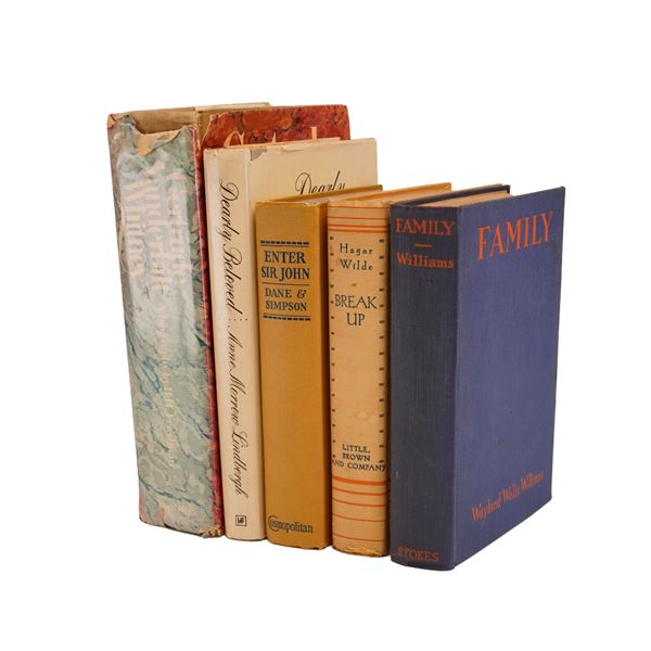 A 5-Piece Grouping of 20th-Century Literature and Biography, 1923-1978 (Inscribed) (DJ)