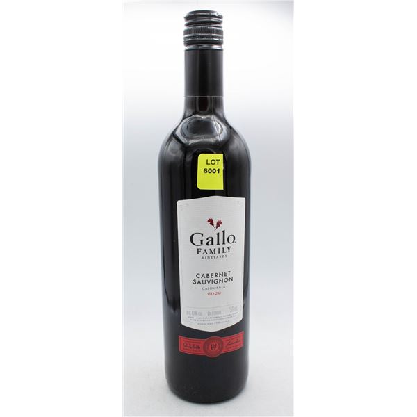 GALLO FAMILY CABERNET SAUVIGNON 2022 750ML 13% ABV