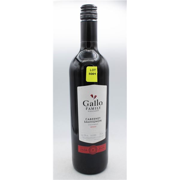 GALLO FAMILY CABERNET SAUVIGNON 2022 750ML 13% ABV