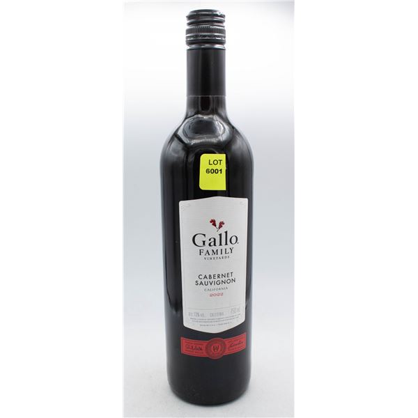 GALLO FAMILY CABERNET SAUVIGNON 2022 750ML 13% ABV