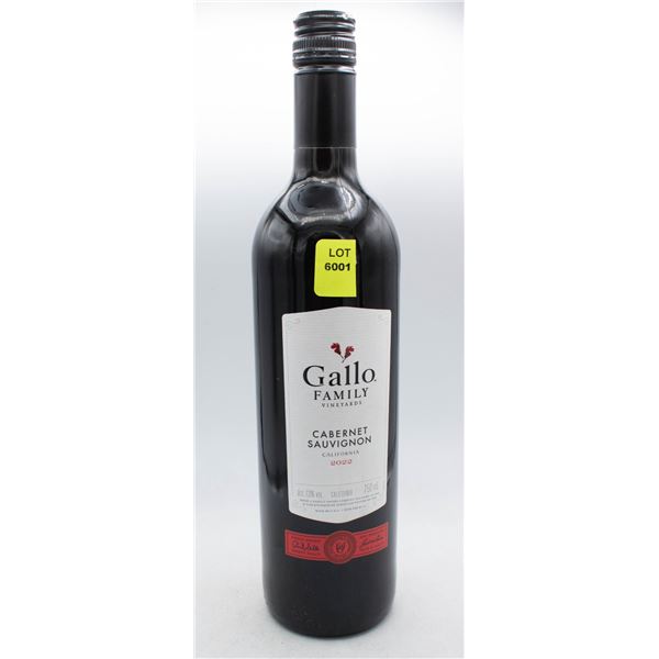 GALLO FAMILY CABERNET SAUVIGNON 2022 750ML 13% ABV