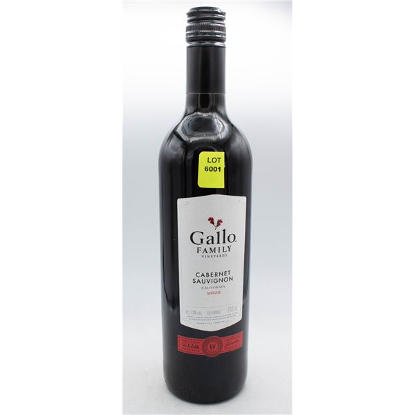 GALLO FAMILY CABERNET SAUVIGNON 2022 750ML 13% ABV