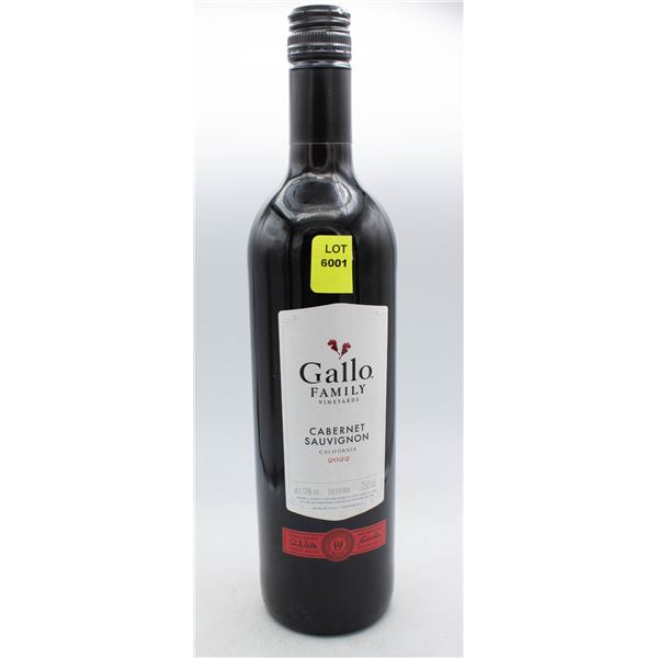 GALLO FAMILY CABERNET SAUVIGNON 2022 750ML 13% ABV