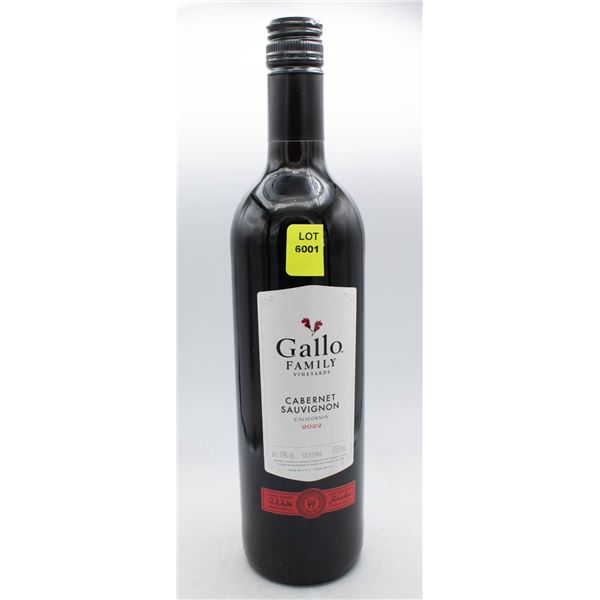 GALLO FAMILY CABERNET SAUVIGNON 2022 750ML 13% ABV