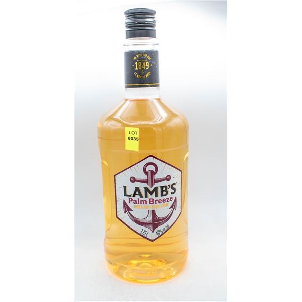 LAMB'S PALM BREEZE AMBER RUM 1.75L 40% ABV