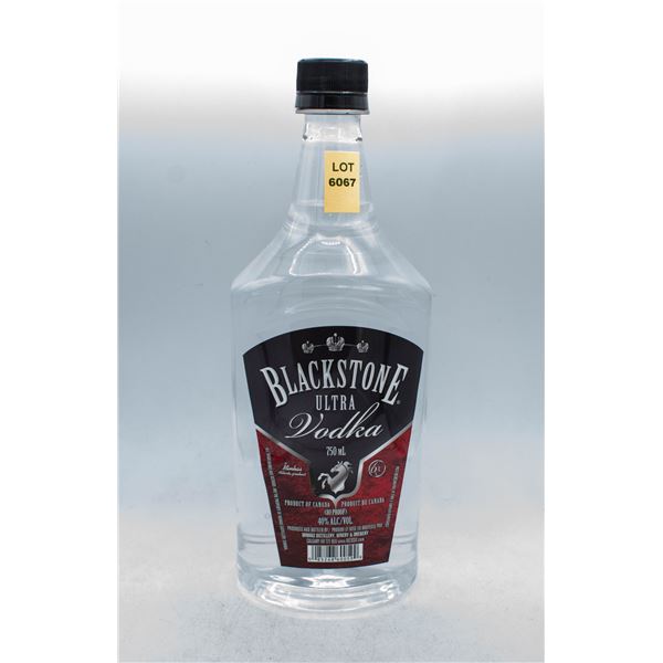 BLACKSTONE ULTRA VODKA 750ML 40% ABV