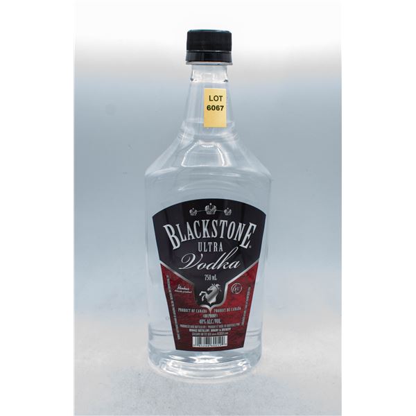 BLACKSTONE ULTRA VODKA 750ML 40% ABV
