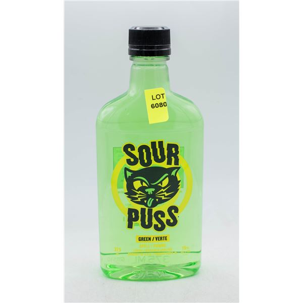 SOUR PUSS GREEN APPLE FLAVOUR 375ML 15% ABV